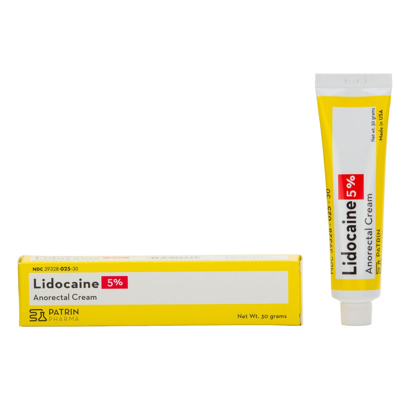 Topical Pain Relief 5% Strength Lidocaine HCl Cream 30 Gram (Each) 