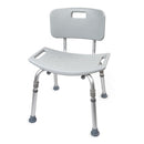 McKesson Brand McKesson Aluminum Bath Transfer Bench with Removable Back 