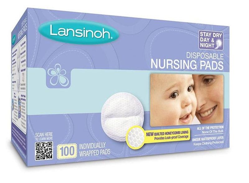 Emerson Healthcare Nipple Shield Lansinoh Stay Dry One Size Fits Most Cotton Disposable (12/CS) 