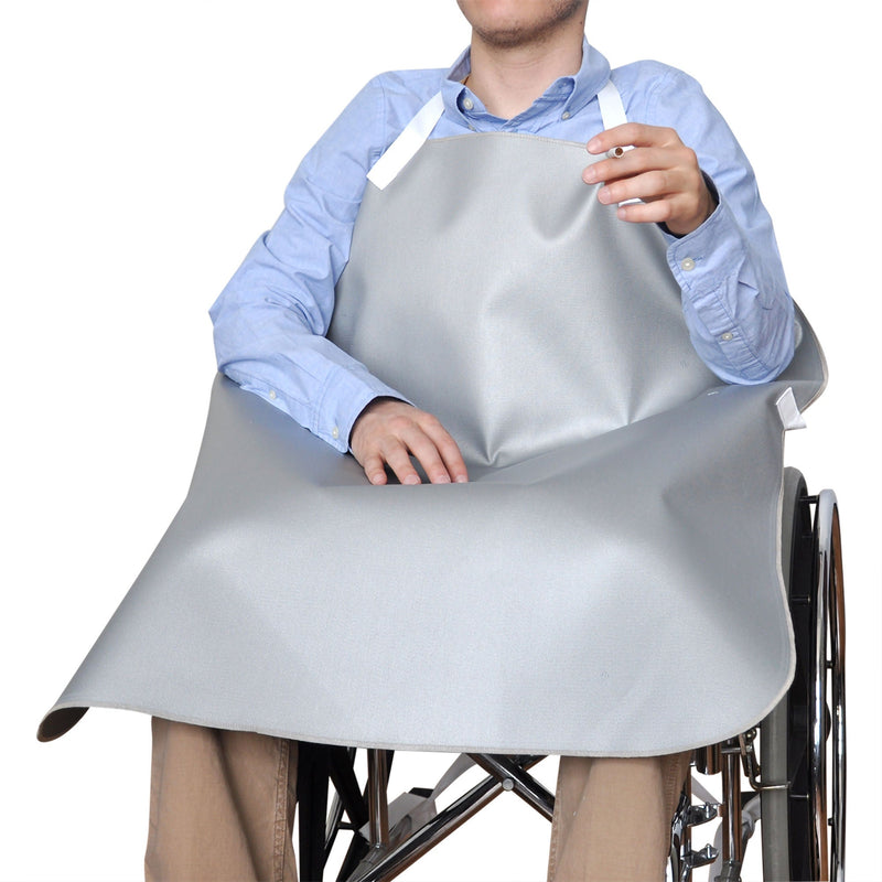 NYOrtho Deluxe Smoker's Apron, 30 x 34 in., Gray (Each) 