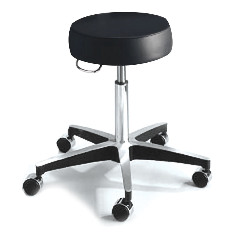 McKesson Round Pneumatic Exam Stool, Black, without Backrest (Each)