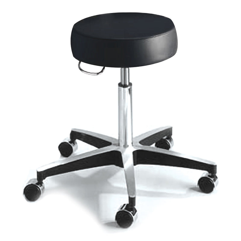 McKesson Brand McKesson Round Pneumatic Exam Stool, Black, without Backrest 