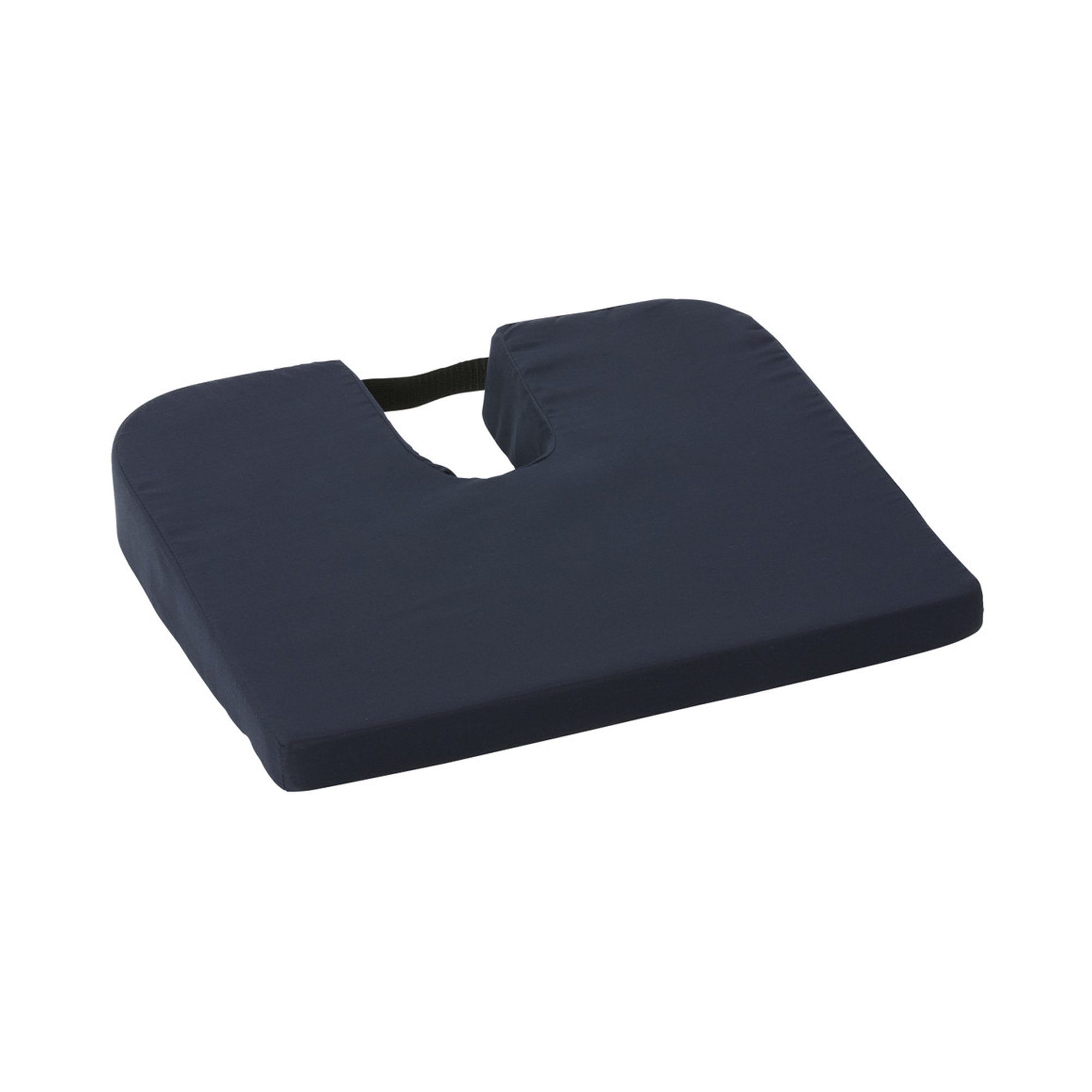 Coccyx Relief Seat Cushion DMI Sloping Seat Mate 18 W X 14 L X 3 to 1-1/2 D Inch Foam 