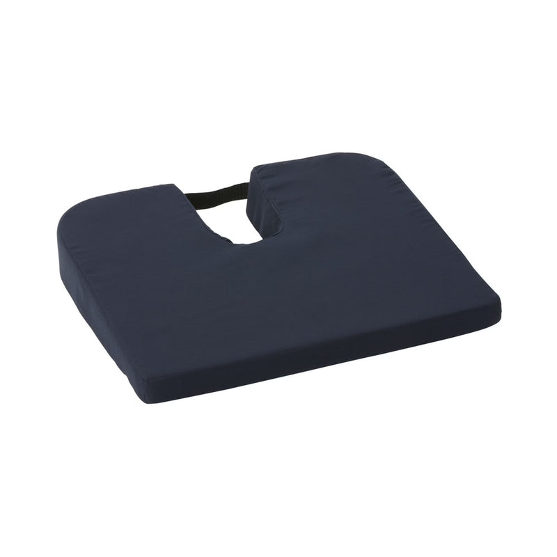 Coccyx Relief Seat Cushion DMI Sloping Seat Mate 18 W X 14 L X 3 to 1-1/2 D Inch Foam (Each)