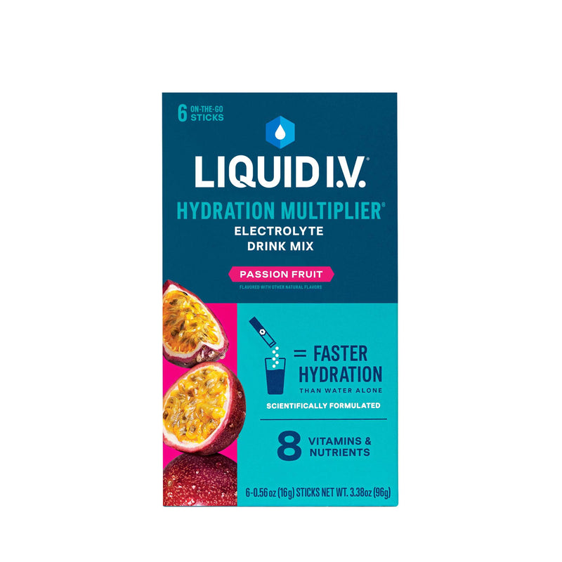 Oral Electrolyte Solution Liquid I.V. Hydration Multiplier Passion Fruit Flavor 0.56 oz. (Case of 72)