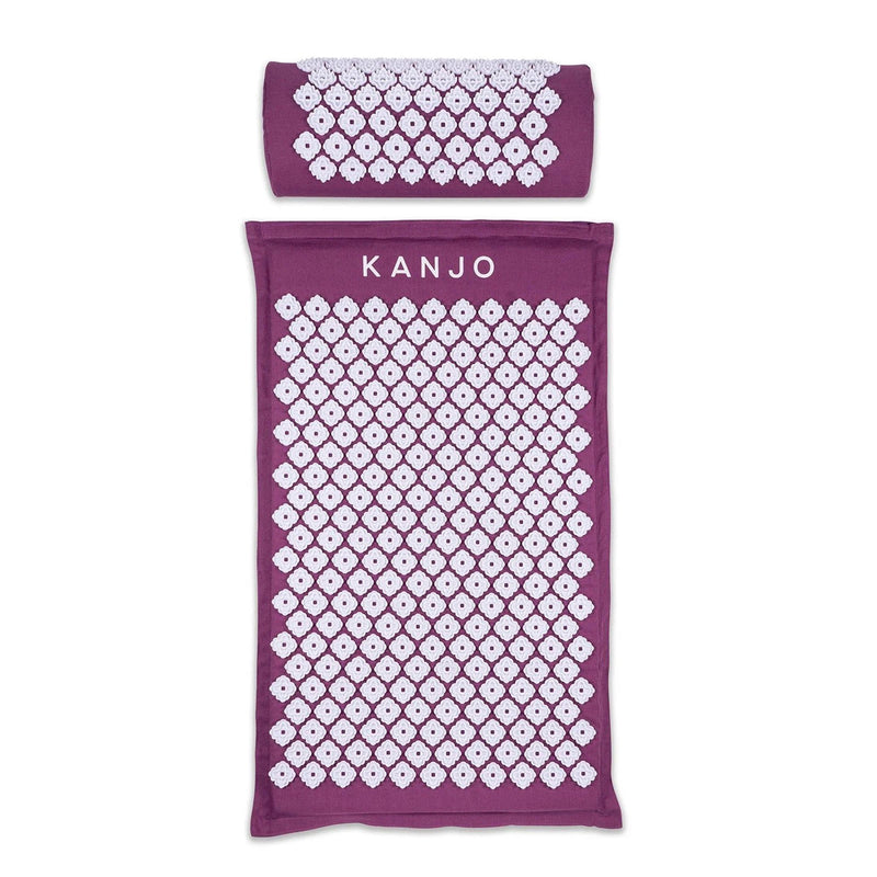 Kanjo Memory Foam Acupressure Mat Set, Purple (Case of 8)