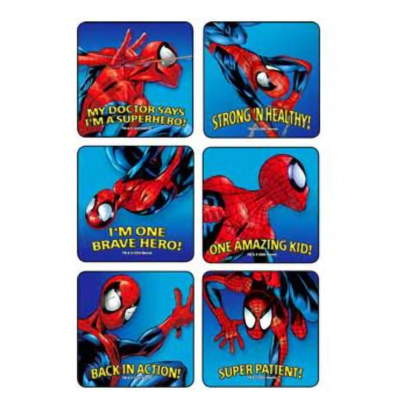 Sticker Kids Love Stickers 90 per Pack Spider-Man Strong n Healthy 2-1/2 X 2-1/2 Inch 