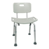 McKesson Aluminum Bath Bench, 15.5 – 19.5 Inch Height (Each)