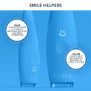 ISSA baby Soft Silicone Sonic Toothbrush, Bubble Blue Dino 