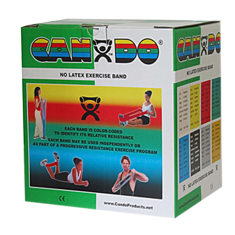 Fabrication Enterprises CanDo Exercise Resistance Band, Green, 5 Inch x 25 Yard, Medium Resistance 