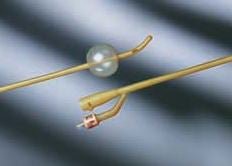 Foley Catheter Bardex Lubricath 2-Way Coude Tip 30 cc Balloon 16 Fr. Hydrophilic Polymer Coated Latex (Case)