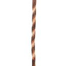 Brazos Twisted Hickory Rustic Walking Stick, 58-Inch Height (Each)