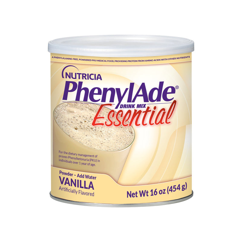 Oral Supplement PhenylAde60 Vanilla Flavor Powder 16 oz. / 454 Gram Canister (Case of 6)