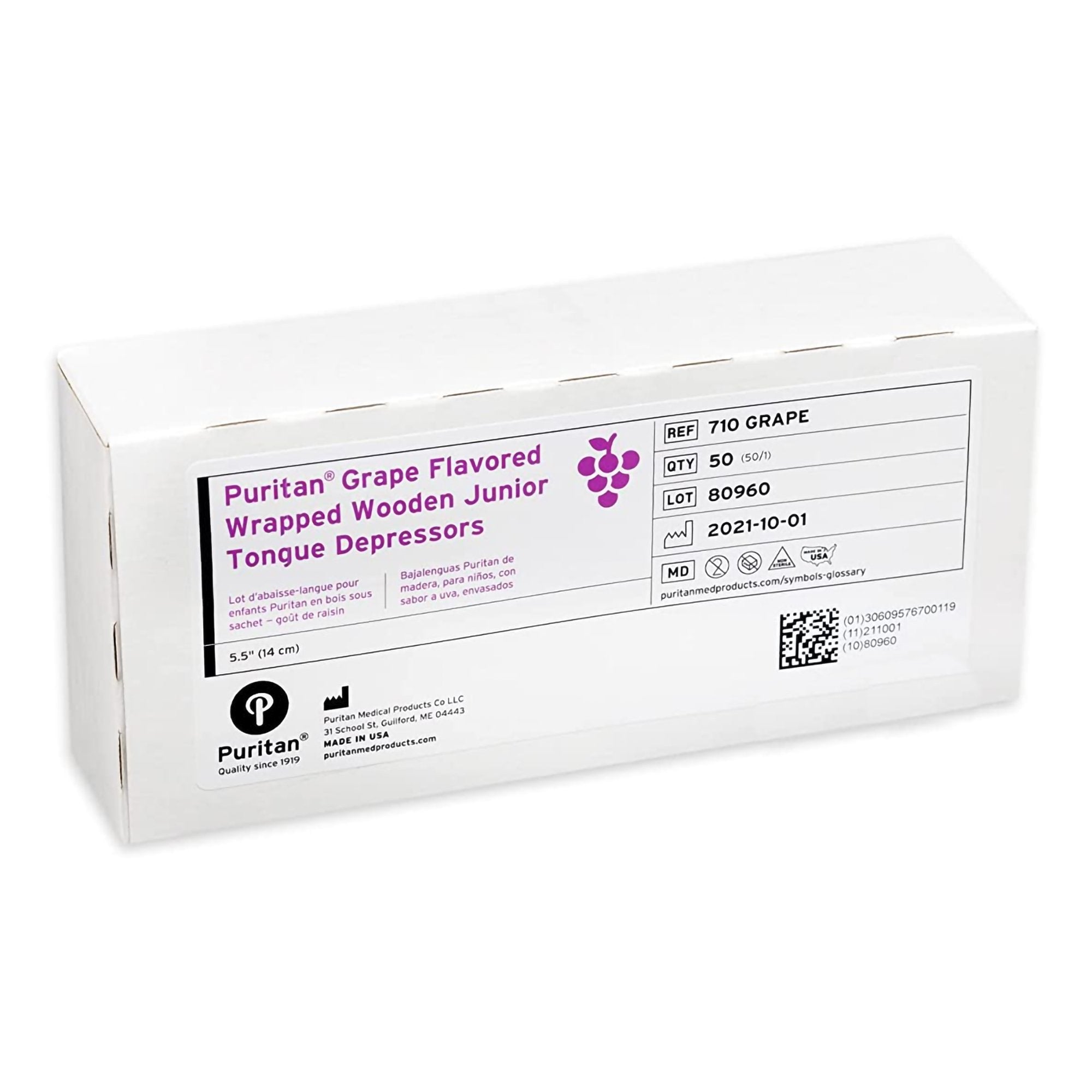 Puritan Medical Products Puritan Grape Flavor Tongue Depressor (1000/CS) 