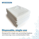 McKesson Pillowcase, Disposable, Standard, White, Tissue/Poly, 30 x 21 Inch (Case of 100)