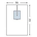 McKesson Sterile U-Drape with Split, 76 x 110 Inch (Case of 24)