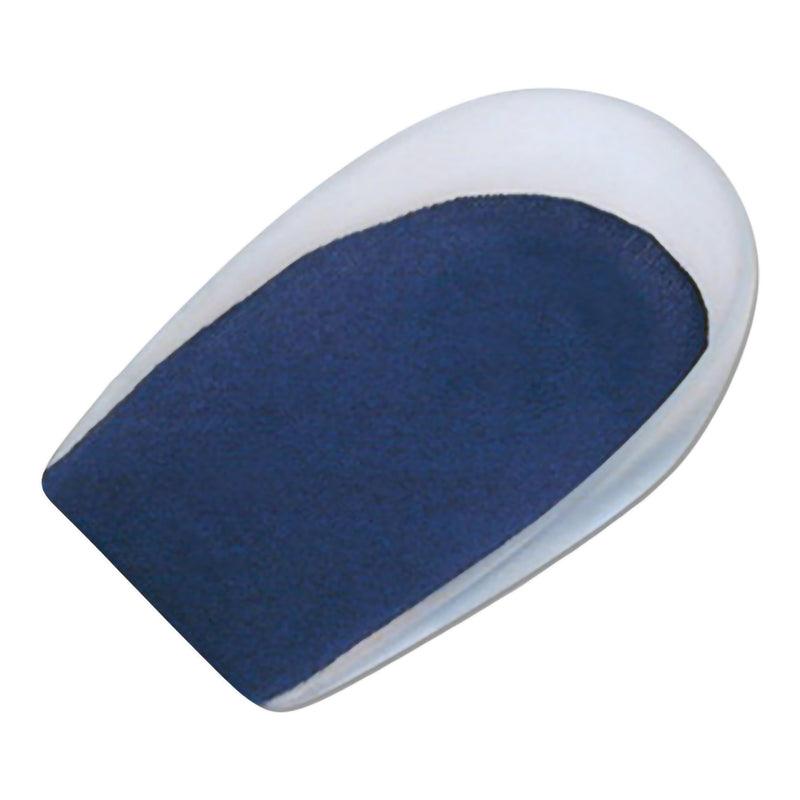 Heel Cup GelStep Blue Dot Silicone Women 7.5 to 10 / Men 6 to 8.5 Blue / White (Pair)