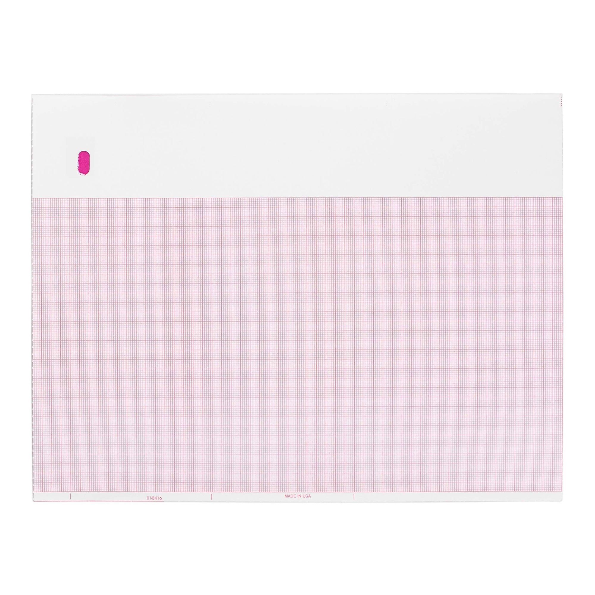 PAPER CHART RED GRID BLK INTRP150SHT/PK 16PK/CS