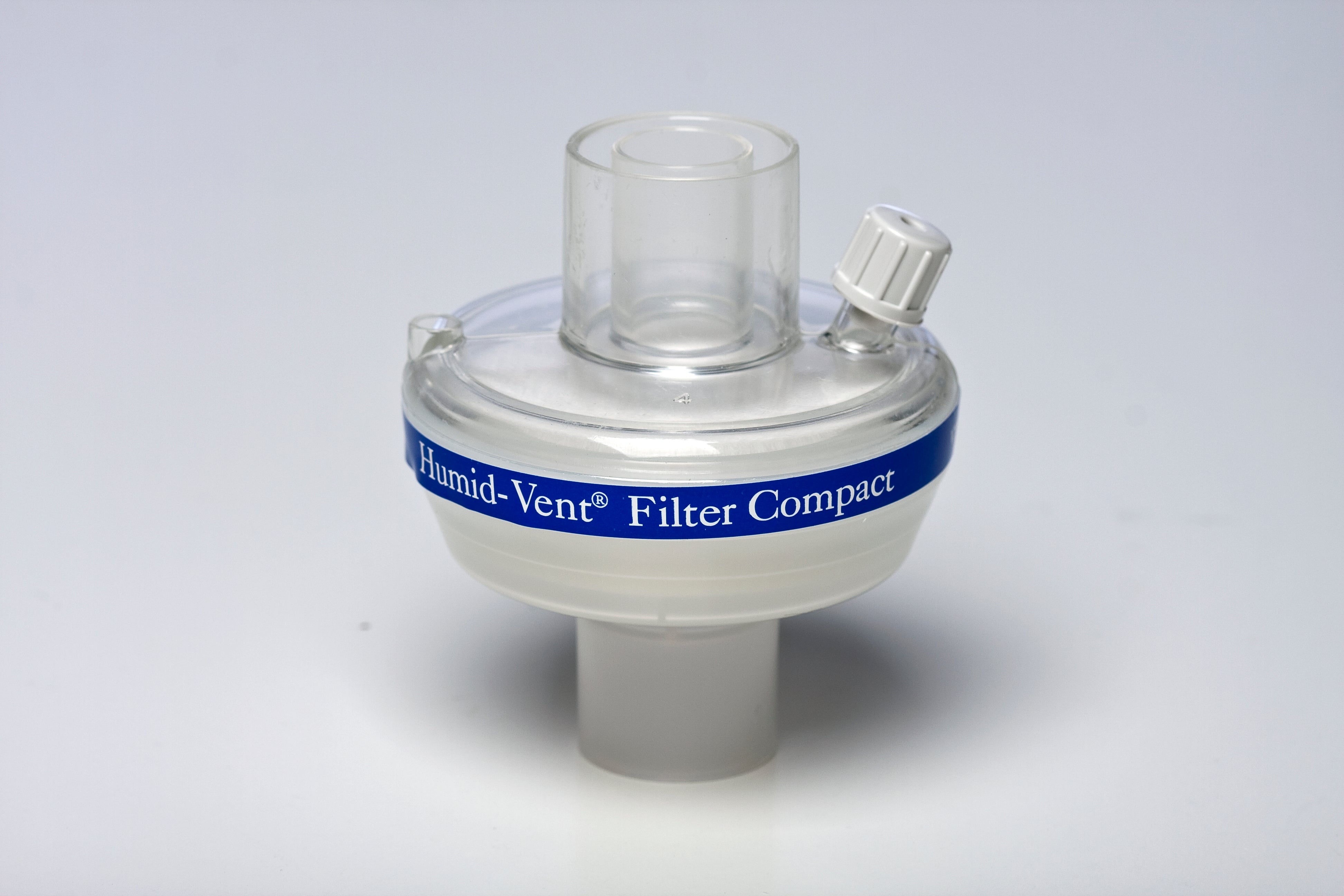 Heat and Moisture Exchanger with Filter Humid-Vent 35.57 mg H₂O/L @ VT 500 mL 1.85 cm H₂O @ 30 LPM Straight 