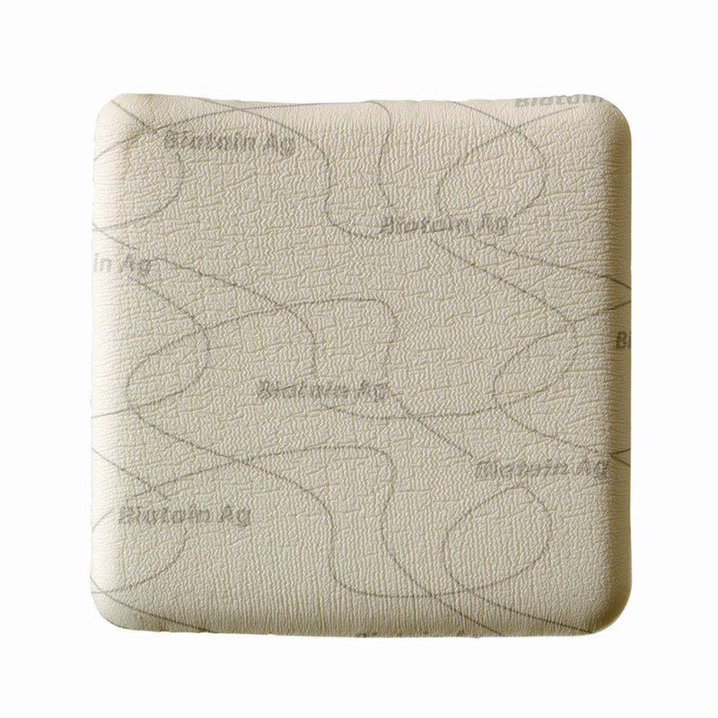 Silver Foam Dressing Biatain Ag Non-Adhesive 6 X 6 Inch Square Sterile (Box of 5)