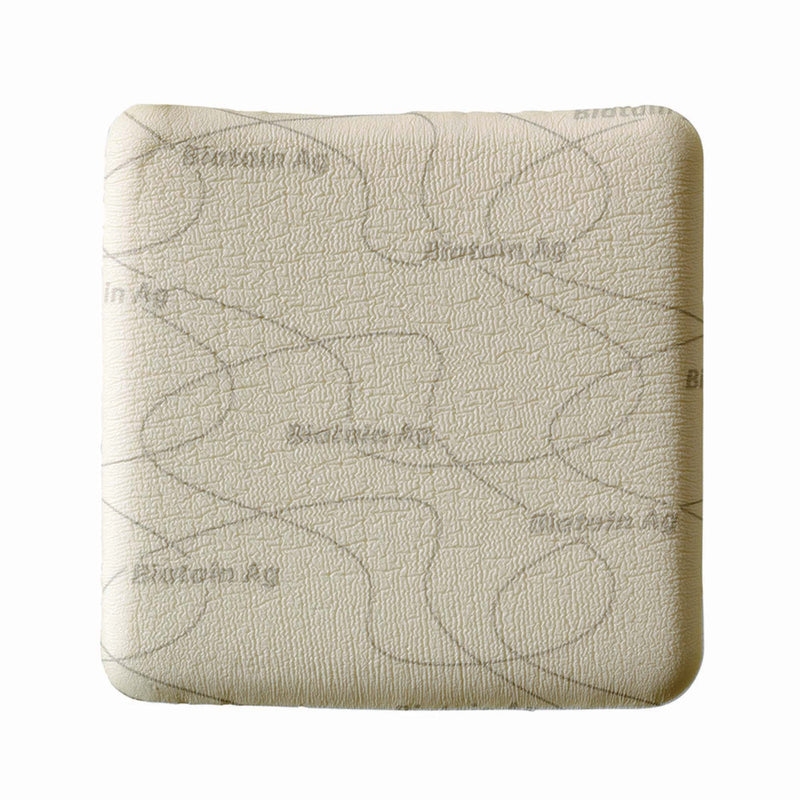 Silver Foam Dressing Biatain Ag Non-Adhesive 6 X 6 Inch Square Sterile 
