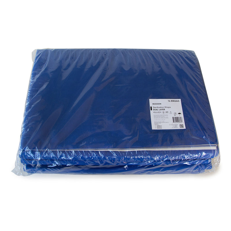 McKesson Sterilization Wrap, 45 x 45 Inch, Grade 600 (Case of 48)
