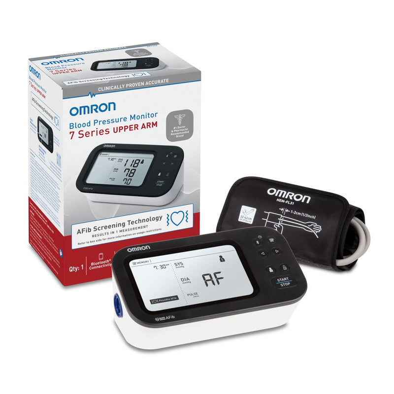 Emerson Healthcare Omron 7 Series Digital Blood Pressure Monitor with Bluetooth Connectivity (10/CS)