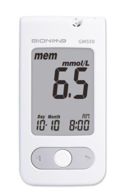 Bionime Blood Glucose Meter Kit Bionime 5 Seconds Stores up to 500 Results Requires Coding 