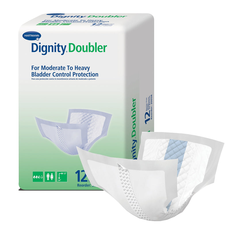 Hartmann Dignity Double For Moderate to Heavy Bladder Control Pad, 24-Inch Length (72/CS) 