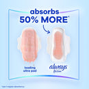 Always Infinity Extra Heavy Flow Pads with Wings, Size 3 (Box of 14)