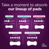 Poise Ultimate Day and Night Bladder Control Pad, Long Length (Case of 56)
