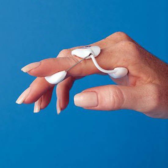 Extension Finger Splint DeRoyal Adult Size A Slide-On Left or Right Hand (Each)