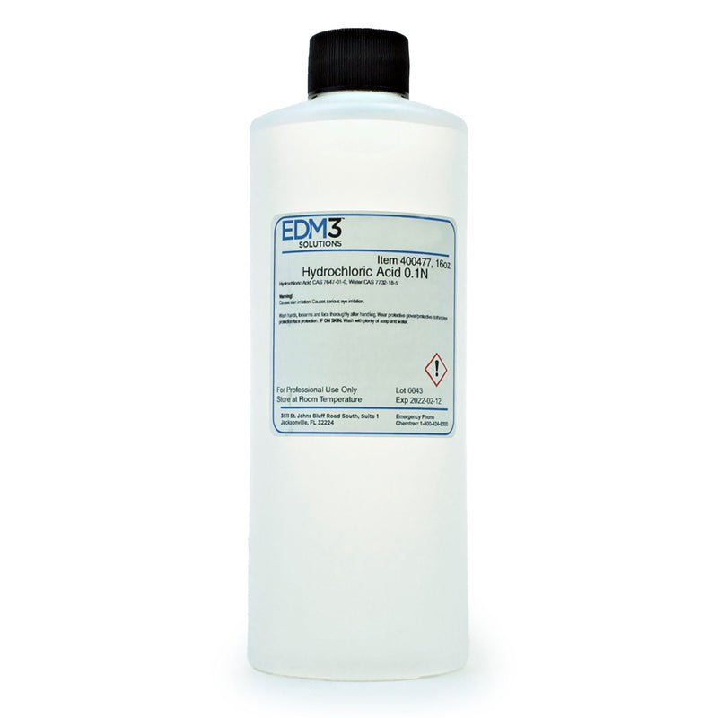 Chemistry Reagent Hydrochloric Acid Tissue Processing / Staining 0.1 N 16 oz. 