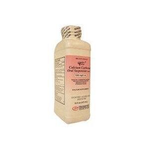 Pharmaceutical Associates Quality Value Calcium Carbonate Suspension for Antacid & Calcium Supplementation 