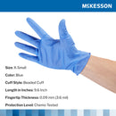 McKesson Confiderm 3.5C Nitrile Exam Glove, Extra Small, Blue (Case of 2000)