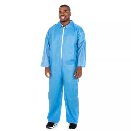 COVERALLS OPEN CUFF/ANKLES BLXL MED WT 24/CS