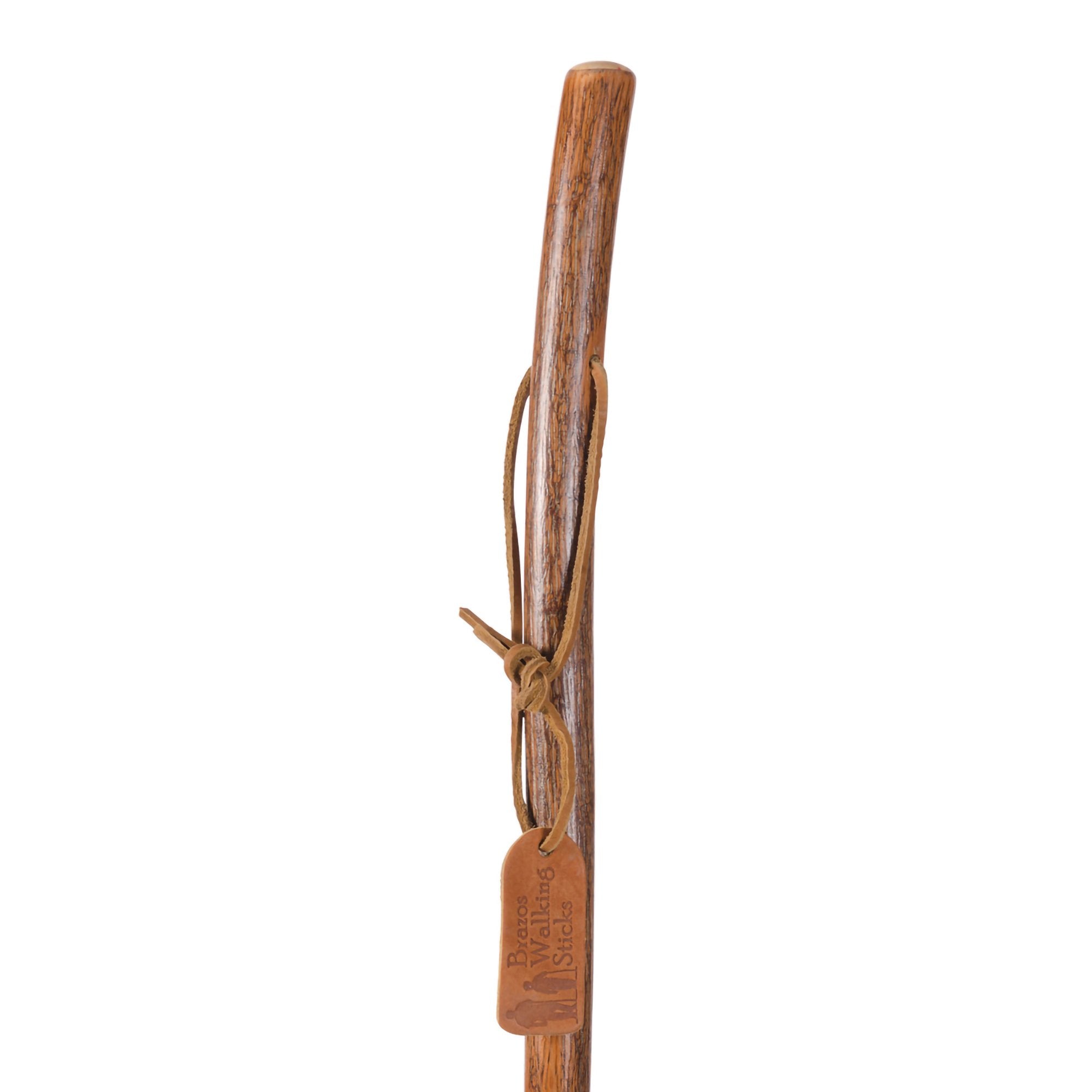 Mabis Healthcare Brazos Hickory Rustic Walking Stick, 58-Inch Height 