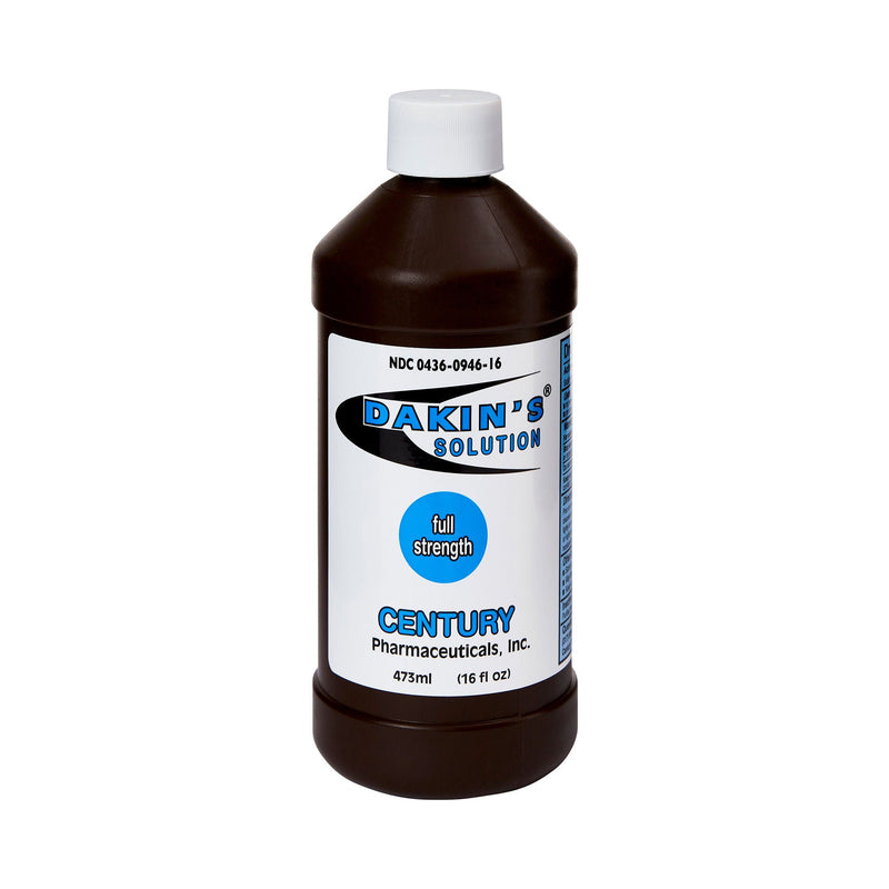Wound Cleanser Dakin's Solution Full Strength 16 oz. Twist Cap Bottle NonSterile Antimicrobial