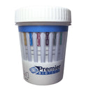 Drugs of Abuse Test Kit Premier Bio-Cup AMP500, BAR300, BUP10, BZO300, COC150, FEN1, mAMP/MET500, MDMA500, MOR300, MTD300, OXY100, PCP25, THC50, TML100 (pH, OX, SG) 25 Tests CLIA Waived (Case of 25) 