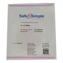 Ostomy Barrier Trim to Fit, Extended Wear Adhesive Tape Collar 57 mm Flange Red Code System Up to 1-3/4 Inch Opening 5 X 5 Inch (Case of 40)