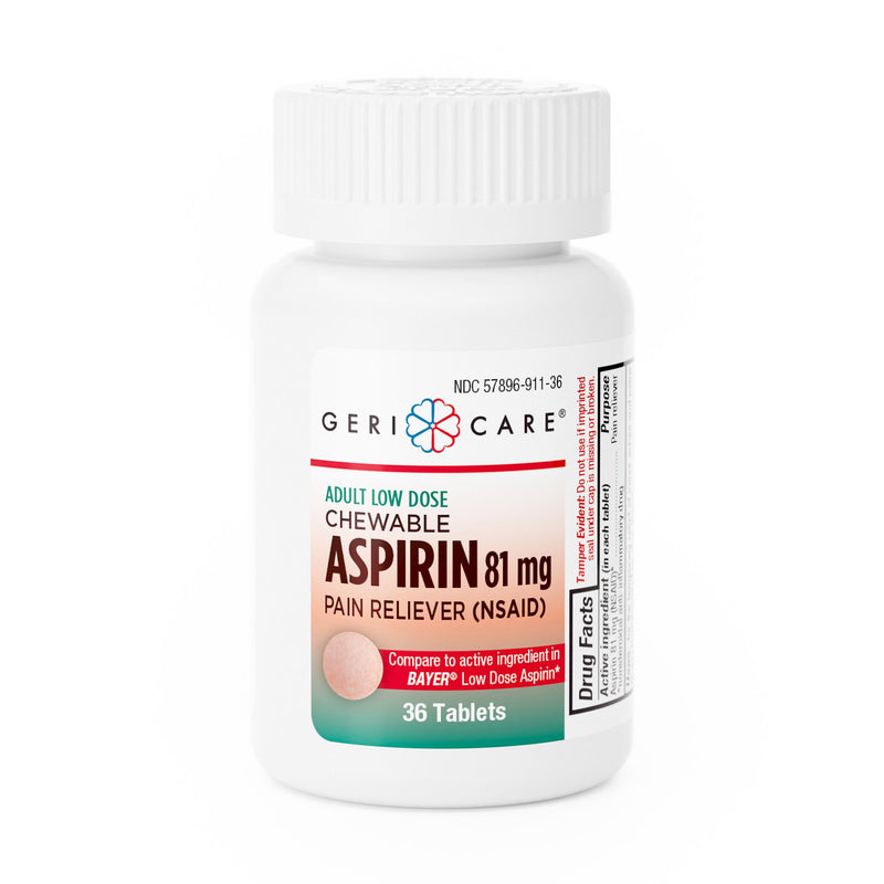 Geri-Care Low Strength Aspirin Pain Relief (Case of 432)