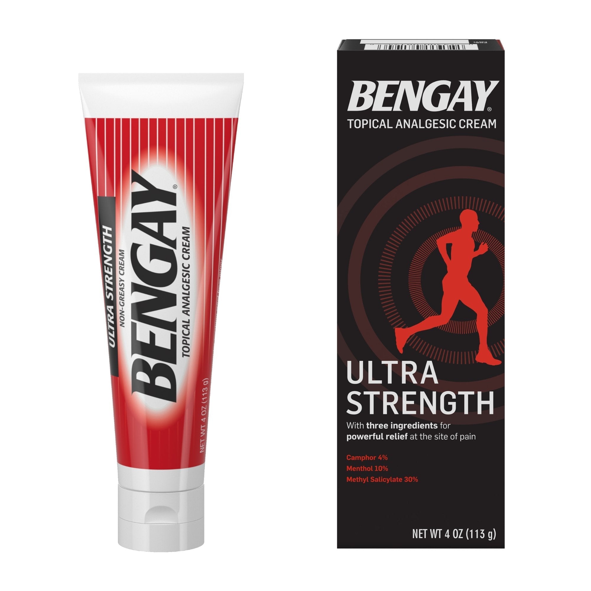 Kenvue Brands LLC Bengay Ultra Strength Topical Analgesic Cream, 4-ounce tube (36/CS) 