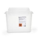 McKesson Brand McKesson Prevent Clear Sharps Container, 5.4-Quart, 11 x 12 x 4-3/4 Inch (20/CS) 