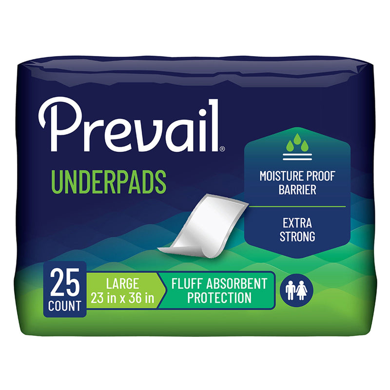 Prevail Total Care Fluff Underpads, Large (Case of 150)