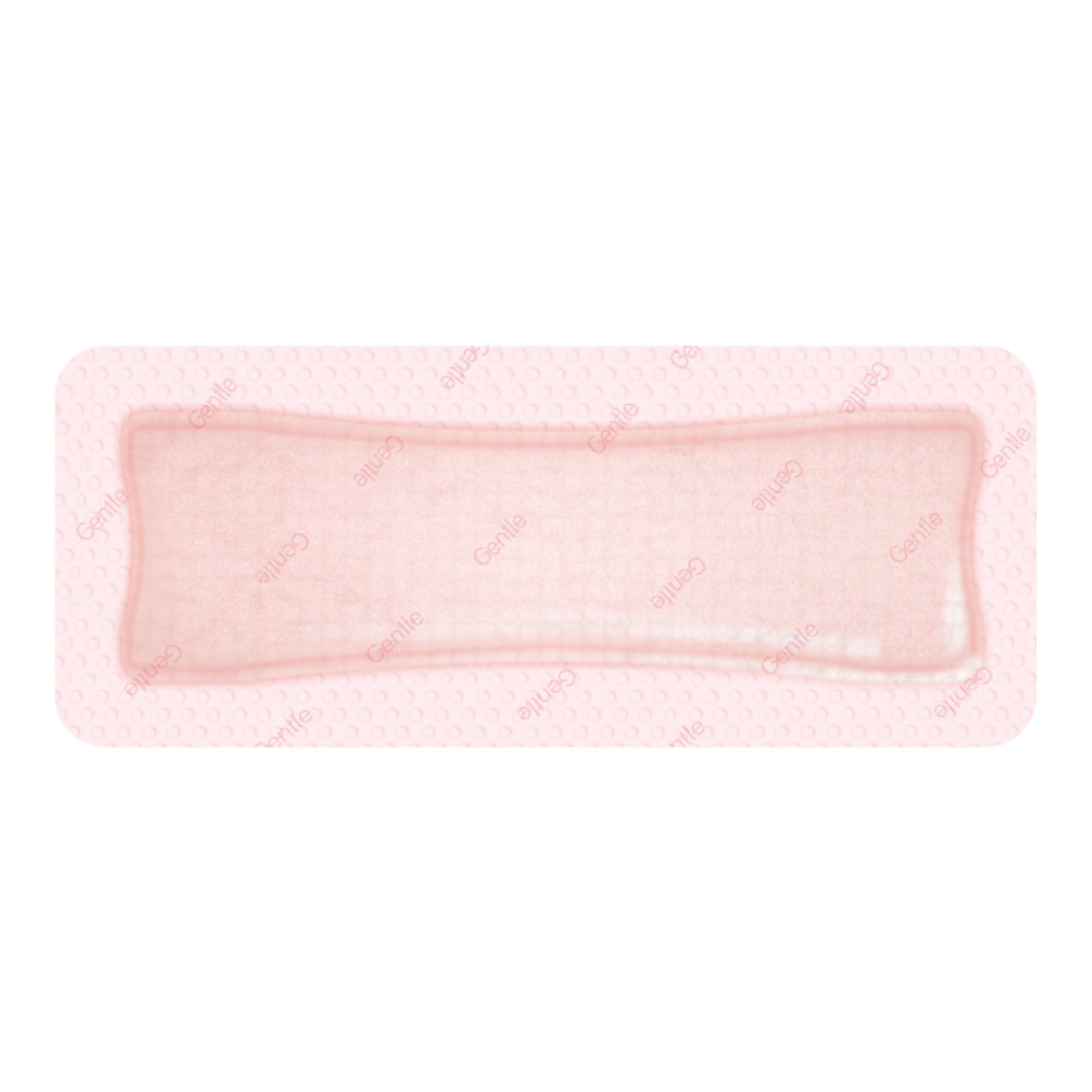 Smith & Nephew Foam Dressing Allevyn Gentle Border 4 X 8 Inch With Border Film Backing Silicone Gel Adhesive Rectangle Sterile (60/CS) 