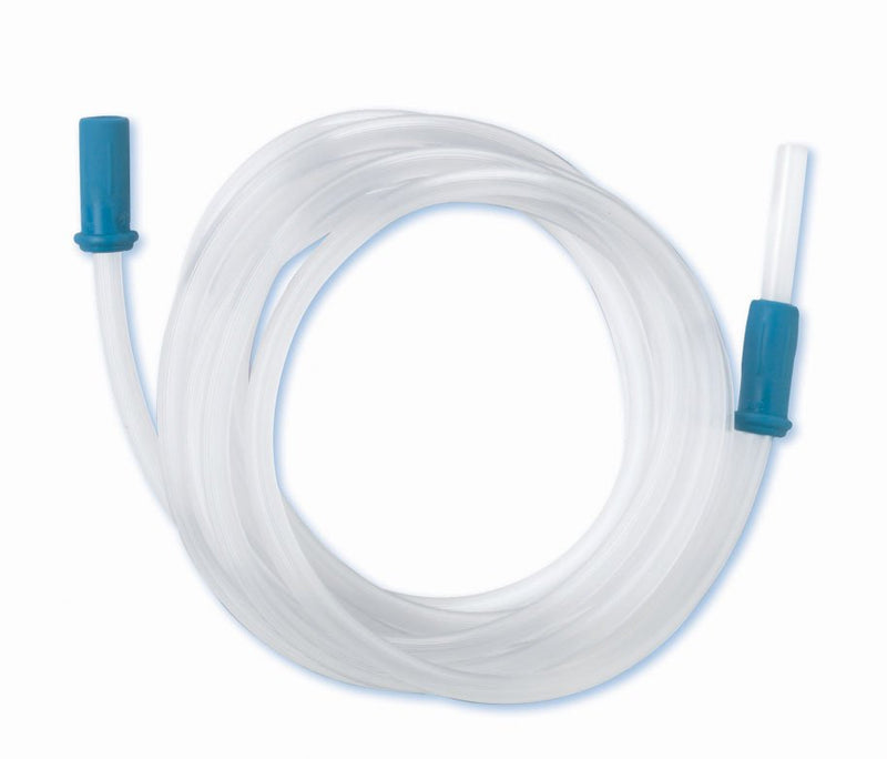 Medline Suction Tubing Clear 1/4 Inch I.D. 6 Foot Length PVC Sterile (DYND50246 / CS) 