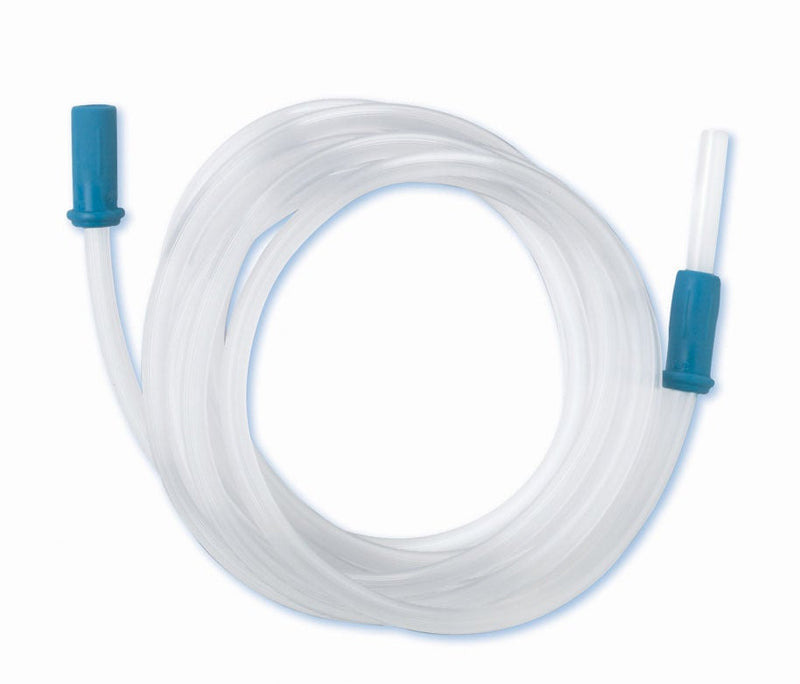 Suction Tubing Clear 1/4 Inch I.D. 6 Foot Length PVC Sterile (50/CS)