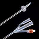 CATHETER FOLEY LUBRI-SIL 3WAY5CC 18FR ANTIMICROBIAL 12/CS