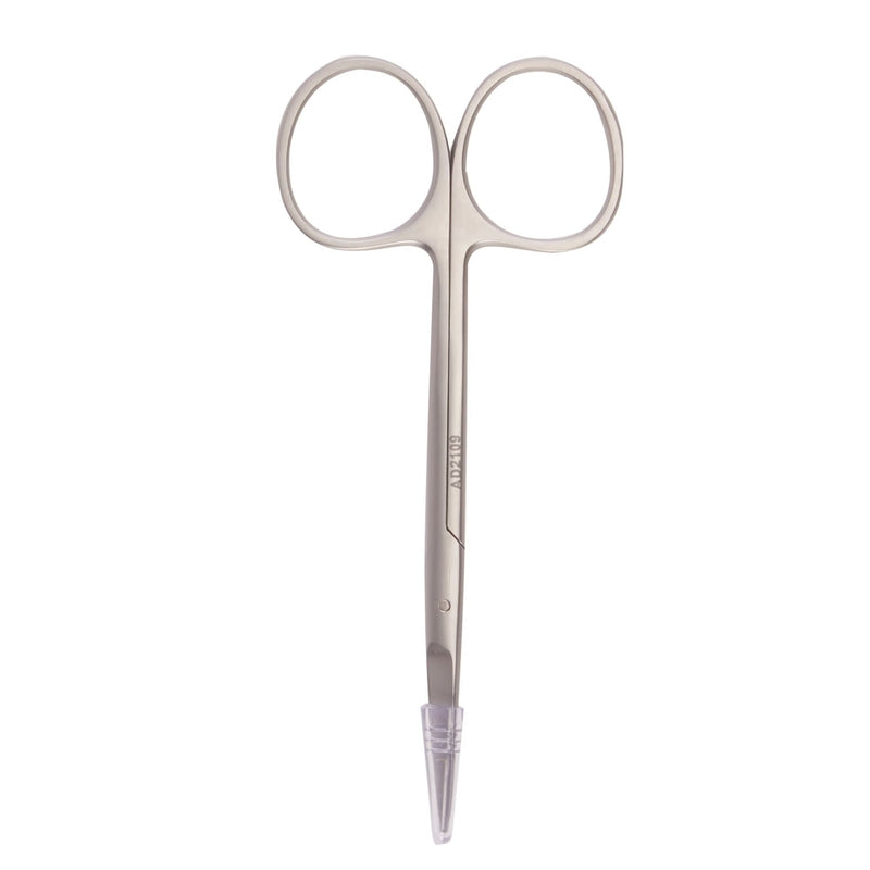 Iris Scissors McKesson Argent 4 Inch Length Surgical Grade Stainless Steel Finger Ring Handle Sharp Tip / Sharp Tip 