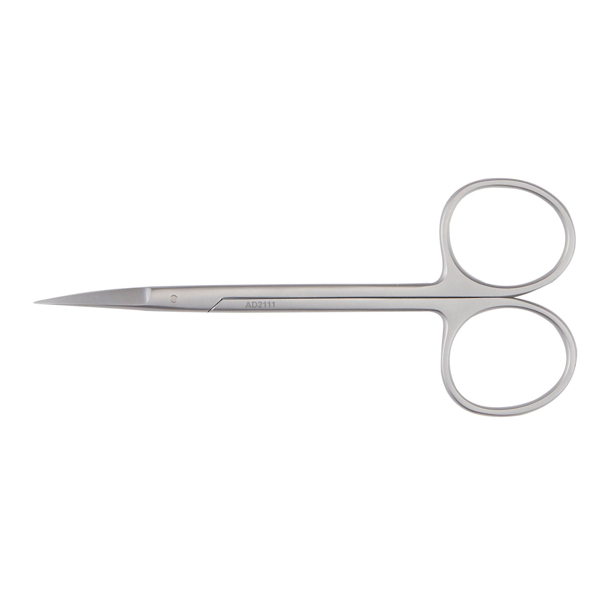 Iris Scissors McKesson Argent 4-1/2 Inch Length OR / Surgical Grade Stainless Steel Finger Ring Handle Curved Sharp Tip / Sharp Tip (Each)